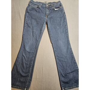 Levi's Jeans Women's 12 Medium Blue Boot Cut 515 Cotton Blend Mid Rise 5-Pocket